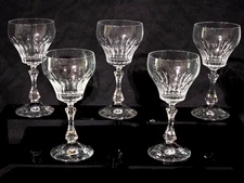 Vintage SCHOTT-ZWIESEL 8 Ounce Crystal ALMERIA Claret Wine Glass - Set Of 5