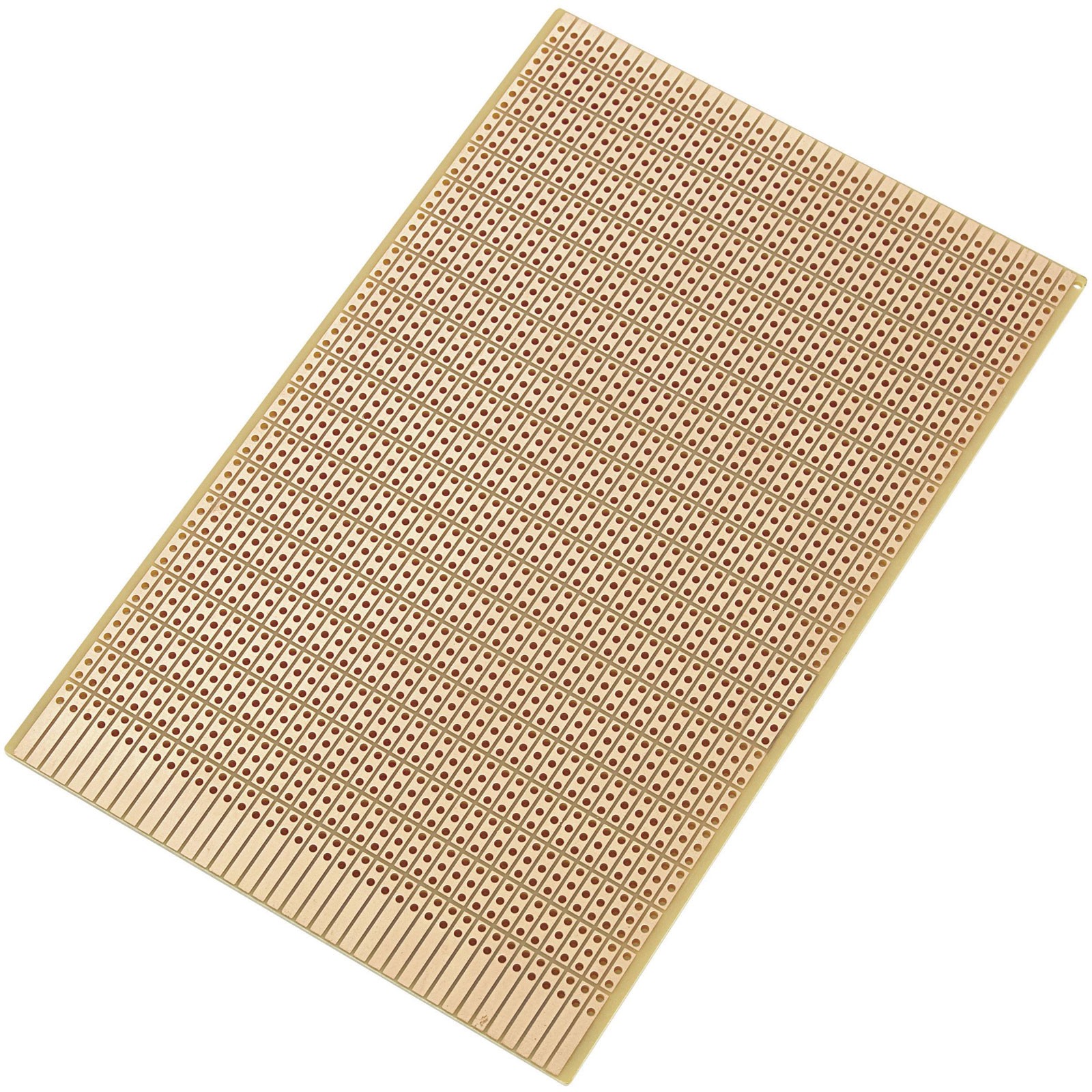 TruComponents Eurocard PCB Phenolic 160 mm x 100 mm 35 µm,Pitch:2.54 mm