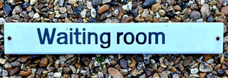 British Railways WAITING ROOM Station Door Sign 46x7 cm approx.