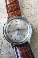 Vintage Roamer Manual Winding Watch, Stainless Steel, Boysize, Working Fine.