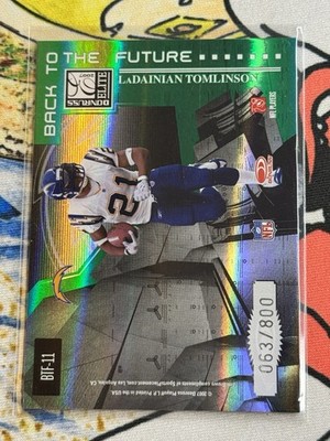 2007 Elite - Back to the Future LaDainian Tomlinson Jim Brown #BTF