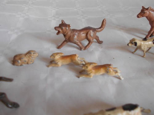 Vintage French CGB Mignot BF Blancherie Freres Hunting Dogs boar Fox 1930s - Picture 3 of 8