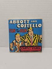Abbott & Costello – Fun on the Run (Castle Films) 5” Std 8mm Silent Reel Vintage
