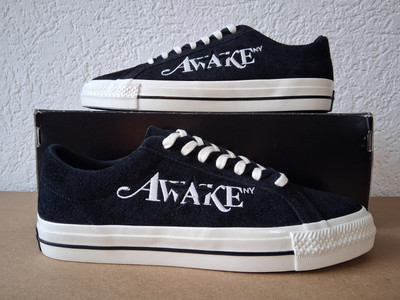 ''NEU'' Converse x Awake One Star Pro OX Sneaker Sportschuh EU 45 US 11 Blk Suede
