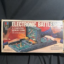Vintage 1977 Electronic Battleship Game by Milton Bradley Complete w/ Box Tested
