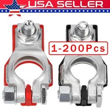 Battery Terminal Connector Top Post Positive Negative Heavy Duty Universal Lot