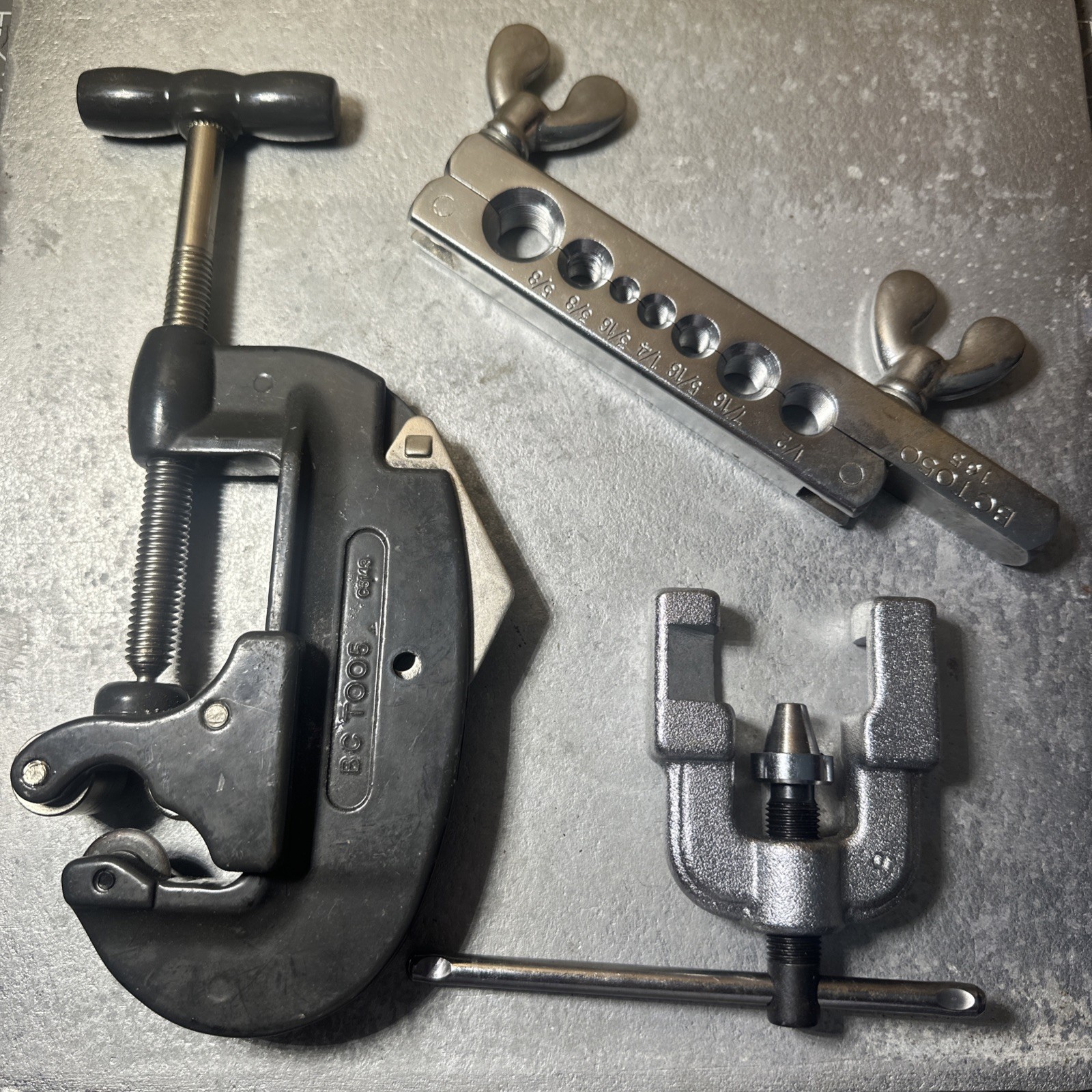 BC Tools Set Tubing Pipe Flaring Tool & Cutter 45 Degree Angle
