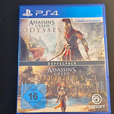 Ubisoft Assassin's Creed Odyssey + Origins Doppelpack PS4 PAL USK 16 (2018)