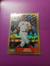 2022 Tipps Chrome Refractor 87 Retro Joey Votto