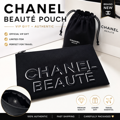 CHANEL Beauty ノベルティバッグ CHANEL BEAUTY Cosmetic Pouch VIP Gift Authentic GWP Makeup Bag | eBay