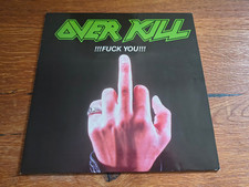 Overkill   !!!Fuck You!!! Vinyl 12  1987