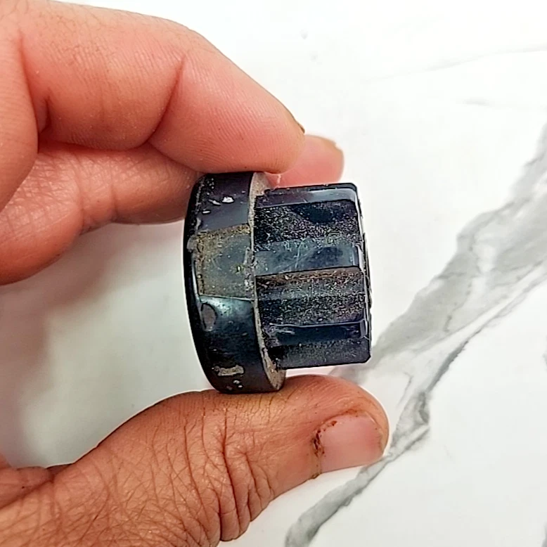 Pontiac 1970-1977 negro con oro 1,25 pulgadas de diámetro flecha palanca de cambios botón OEM usado Foto 2 de 4