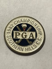 1982 PGA Championship 1" Coin Style Golf Marker - Southern Hills Country Club