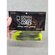 Down South Lures Magic Grass Skinny Water Fishing Soft Plastic Lures 8 Pack
