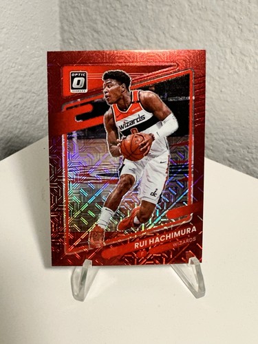 2021-22 Panini Donruss Optic - Rui Hachimura #79 Choice Red Prizm /88