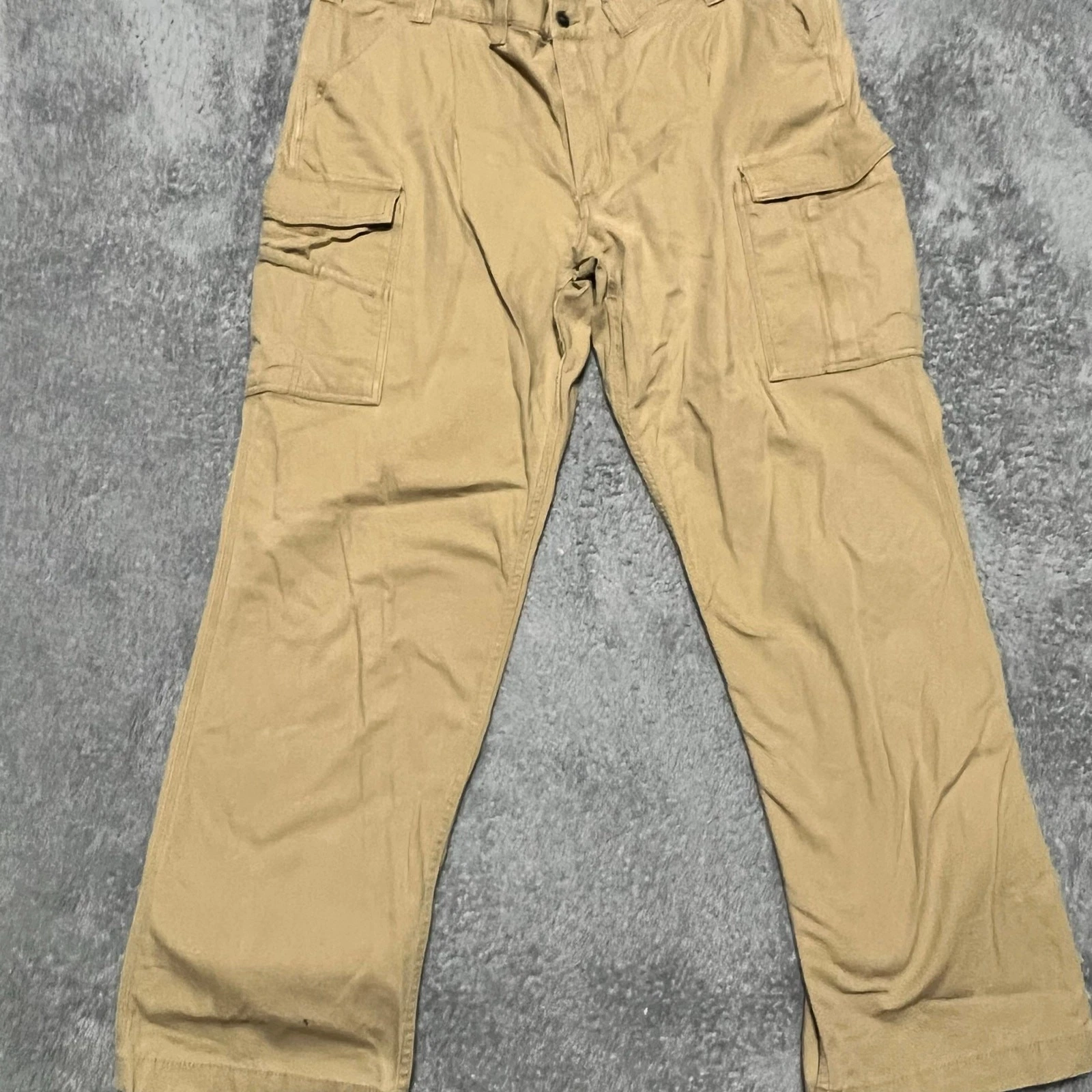 Carhartt Pants Mens 44 x32 Relaxed Eugged Flex Cargo Tan Workwear