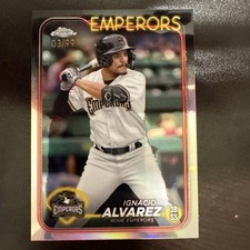 2024 Topps Pro Debut Chrome Ignacio Alvarez True Refractor #/99 #PDC-186