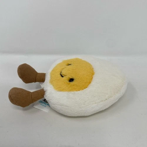 Jellycat Amuseables Happy Boiled Egg Small Plush White/Yellow for
