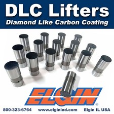Elgin Lifters Hl-1817dcq16 Hi-perf Dlc Coated Hyd Flat Tappet For Sbc Bbc