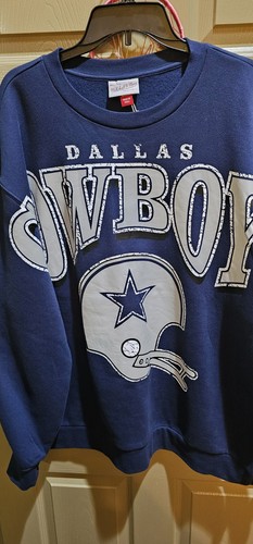 Mitchell & Ness Men's NFL Dallas Cowboys Pullover Sweatshirt Navy Size XXL - Bild 9 von 9