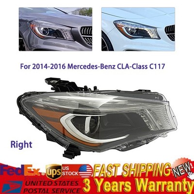 For 2014-2016 Mercedes-Benz CLA250 CLA200 Xenon/HID Headlight Lamp Passenger RH