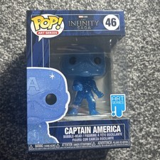 FIGURA 46 FUNKO SERIE ARTE POP 3.75 SAGA CAPITÁN AMÉRICA DE MARVEL THE INFINITY SAGA