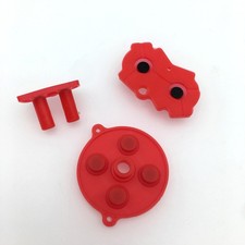 1 Set Red Conductive Silicone button pads For Nintendo Game Boy Advance GBA