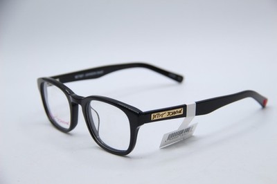 NEW BETSEY JOHNSON SNAP BLACK AUTHENTIC FRAMES EYEGLASSES 46-22
