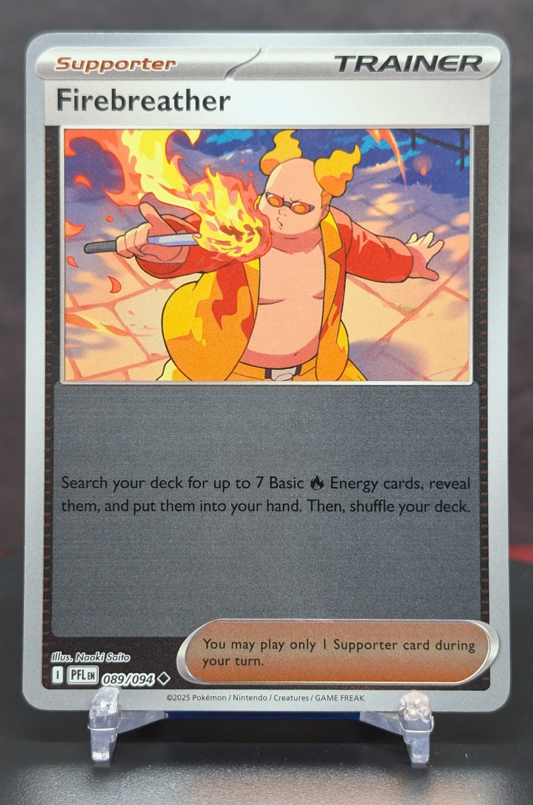 Pokemon Firebreather #089/094 English PFL Phantasmal Flames Reverse Holo