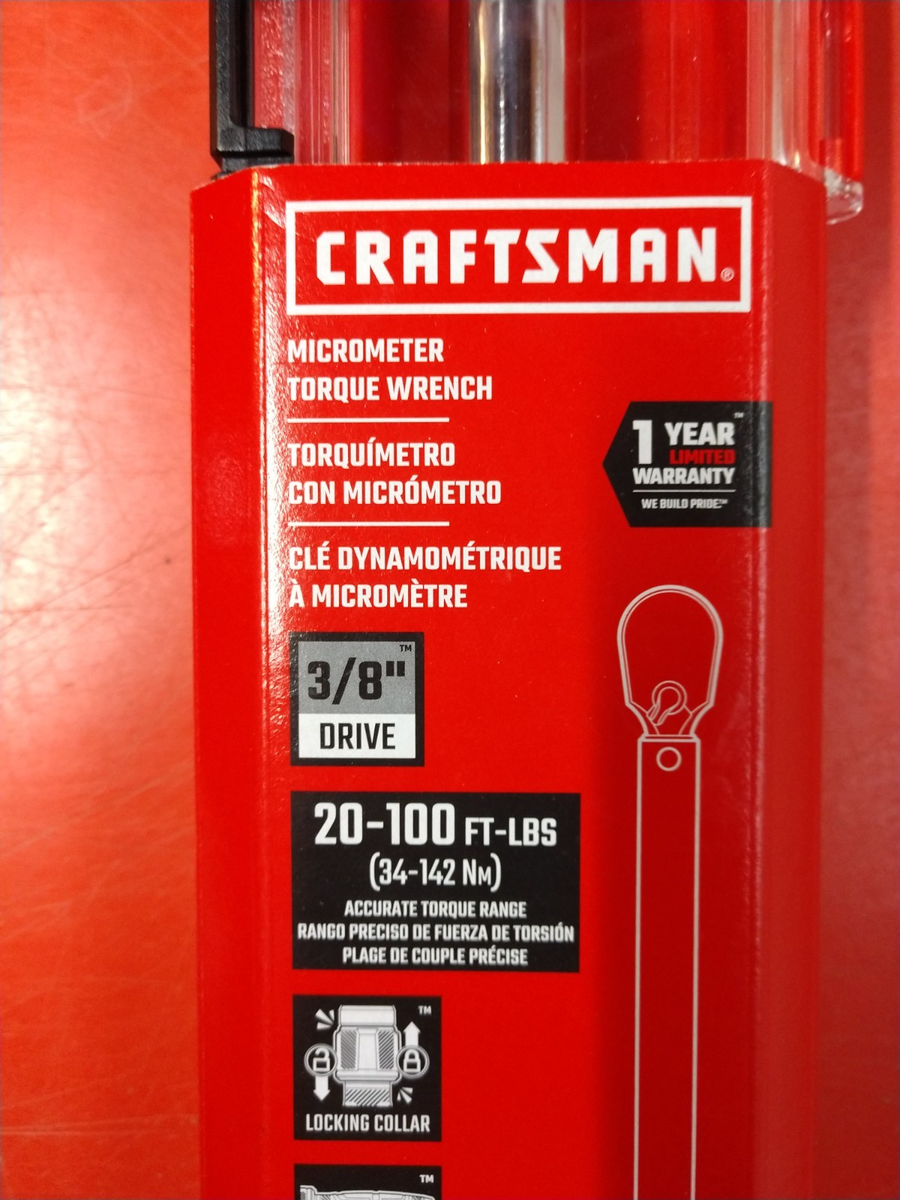 Craftsman Torque Wrench Warranty