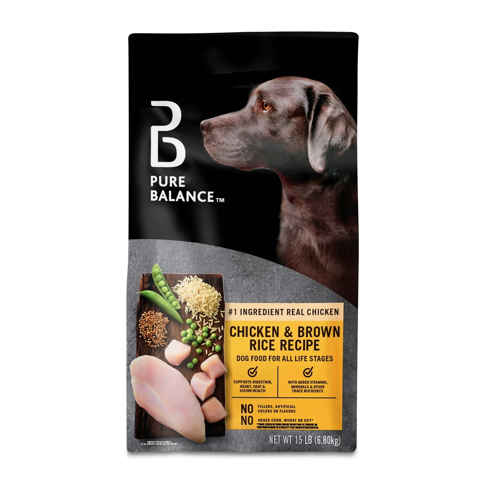 Chicken & Brown Rice Recipe Dry Dog Food 15 lbs