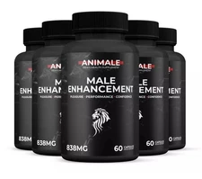 Animale Male Pills - Animale Male Vitality Support Supplement OFFICIAL - 5 Pack