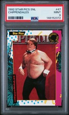 CHRIS FARLEY Chippendales 1992 Star Pics Saturday Night Live ROOKIE #47 PSA 9