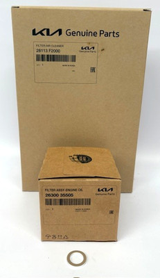 Service Kit Kia Ceed 1.4  to 1.6  Petrol 2018 on - Oil and Air Filters