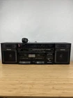 Vintage Panasonic RX-CW43 Boombox AM/FM Radio Dual Cassette Tested– 1 Deck Works