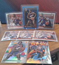 2025 Topps Chrome NBA Rasheer Fleming RC Blue Shimmer, Silver Refractors Plus