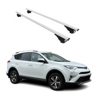 DachträGer GrundträGer FüR Toyota RAV4 XA40 2015-2018 75Kg Stahl Silber 2 Tlg