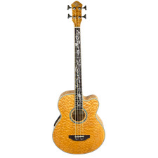 Michael Kelly QABZ Dragonfly Quilted Maple Acoustic Bass W/HSC