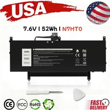 N7HT0 Battery For Dell Latitude 9510 15" 2-in-1 P94F P94F001 P95F P95F001 0HYMNG