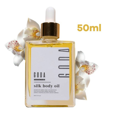#ad GODA Silk Body Oil Women Firming Anti Aging Moisturizing Formula Shower Oil 50ml $14.88