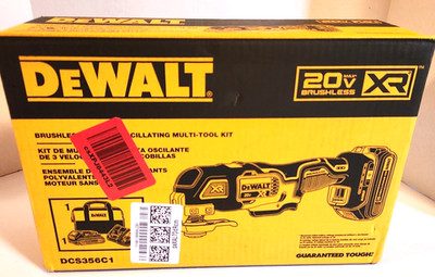 DeWalt 20V MAX XR Brushless 3-Speed Oscillating Multi-Tool Kit DCS356C1 NEW