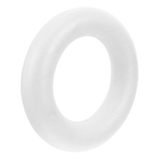 Foam Wreath Forms 8 Inch Craft Foam Circles DIY Round Polystyrene Rings for C...