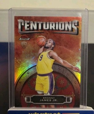 Bronny James Jr 2024-25 Topps Finest Basketball C-20 Rookie Centurions Case Hit
