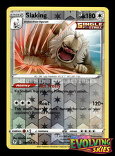 Slaking 131/203 Reverse Holo Evolving Skies Pokemon Card