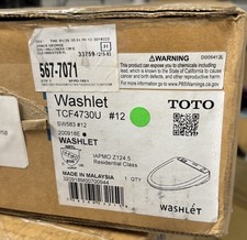 TOTO SW583 01 Washlet S350E Round Soft Close Electronic Bidet Seat, White READ