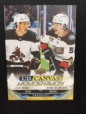24-25 UD Series 1 Hockey Young Guns Checklist Canvas C-120 Josh Doan/Zellweger