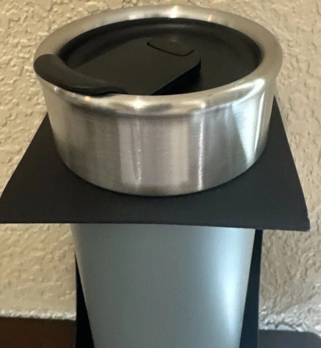 Taza de viaje de acero inoxidable aislada al vacío S'ip by S'well pizarra limpia taza de 16 oz Foto 2 de 4