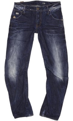 G-Star Arc 3D Herren Navy Straight Slim Jeans W31 L31 (102530)