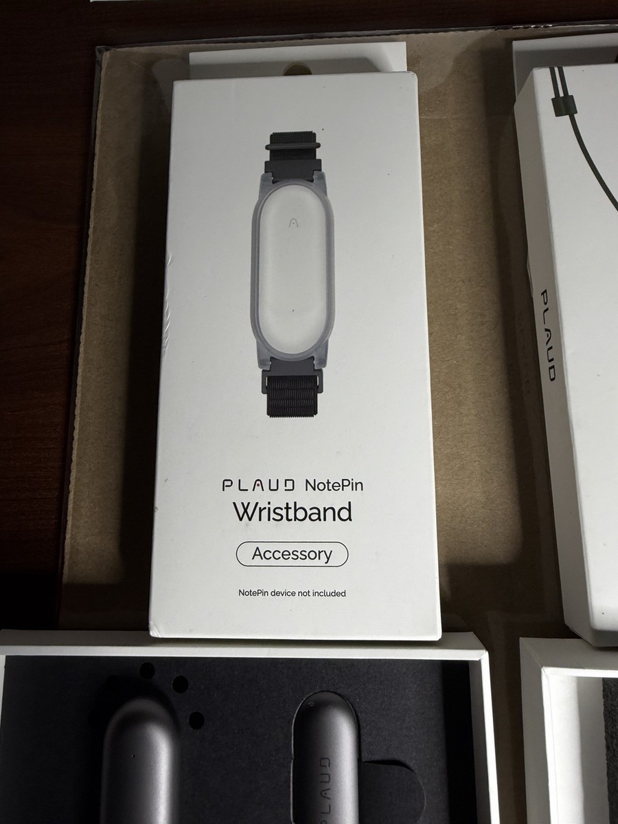 Plaud NotePin AI Wearable Note Taker Cosmic Gray with 300