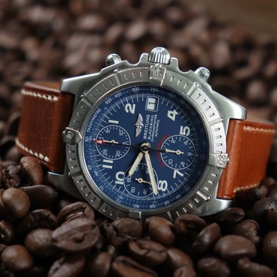 Breitling Chronomat Blackbird 'Bluebird' | Blaues Zifferblatt | Ref. A13353